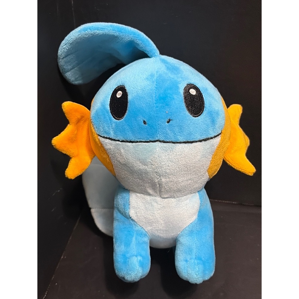 Pokemon Center Mudkip Plush 2018 Blue Orange Water Type Starter Toy 
7"